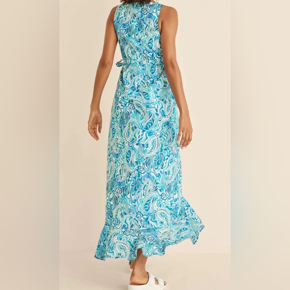 VENUS Multicolor High Low Ruffle Hem Maxi  Dress* - Picture 4 of 12